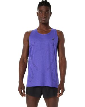 Asics Metarun Singlet - Blue