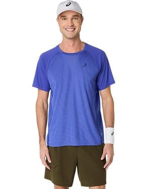 Asics MATCH ACTIBREEZE SS TOP - Blau
