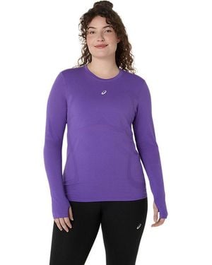 Asics Road Seamless Ls Top - Viola