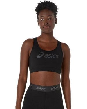 Asics Essential Logo Padded Bra - Nero