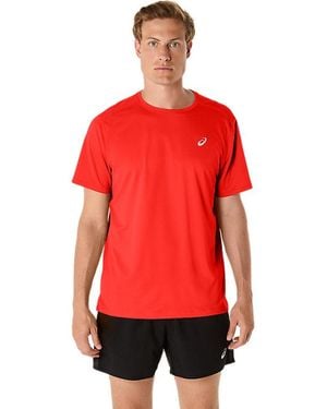 Asics Core Ss Top - Red