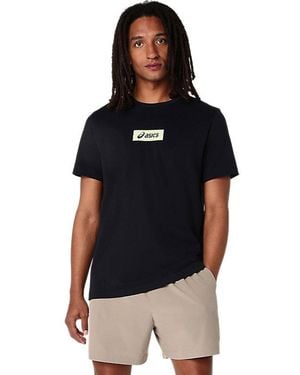 Asics Chest Logo Tee - Black