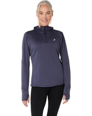 Asics ROAD WINTER LS HOODIE - Azul