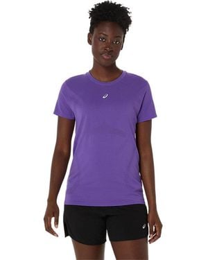 Asics Road Seamless Ss Top - Purple