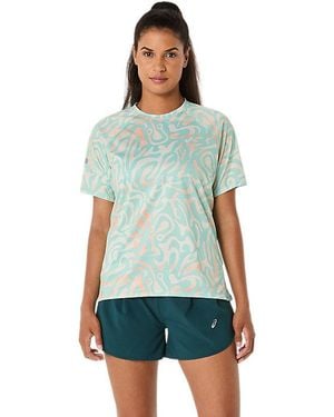Asics Road Lite-Show Ss Top - Blue