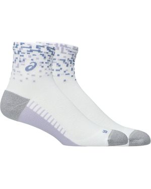 Asics PERFORMANCE RUN QUARTER SOCK - Blanco