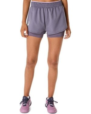 Asics Match Short - Blau
