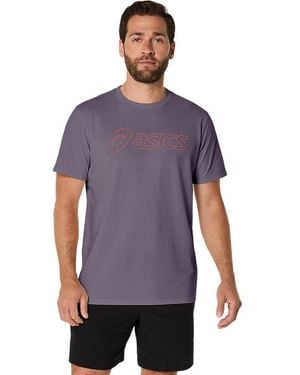 Asics Asics Logo Ss Tee - Blauw