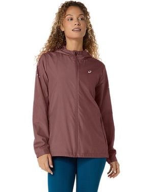 Asics Sport Run Hood Jacket - Rood