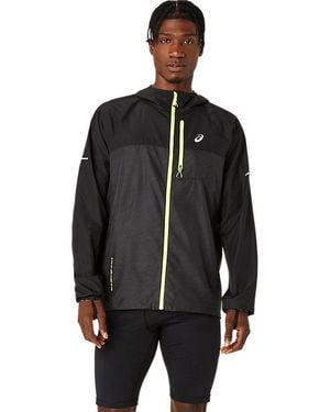 Asics FUJITRAIL PACKABLE JACKET - Negro