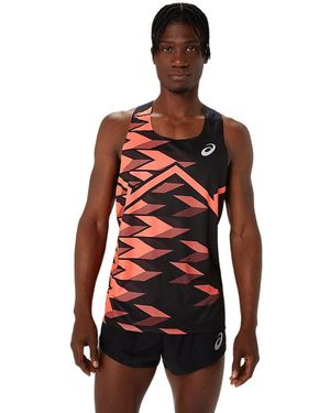 Asics Light Graphic Singlet - Nero