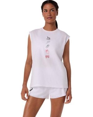 Asics Game Seasonal Graphic Top - Nero