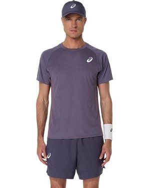 Asics Match Actibreeze Ss Top - Blue