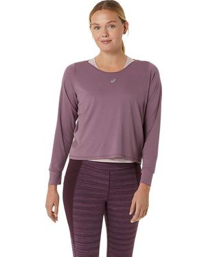 Asics Nagino Run Ls Top - Viola