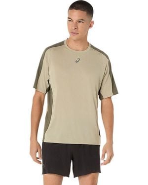 Asics Fujitrail Elite Ss Top - Black