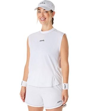 Asics A.P.C. X Crew Sleeveless Top - White