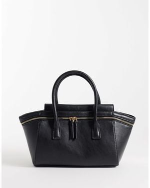 Mango Kleine city-tasche - Schwarz