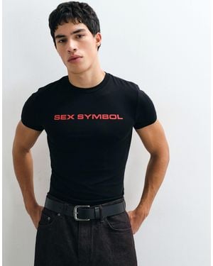 Collusion Shrunken Sex Symbol Tee - Black