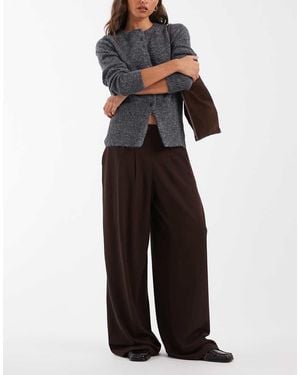 ONLY Pantaloni Sartoriali Color Cioccolato - Blu