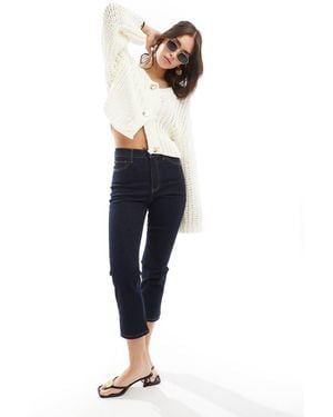Pimkie Wide Sleeve Button Cardigan - Blue
