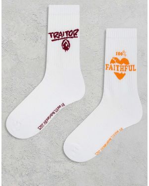 ASOS – 2er-pack socken - Grau