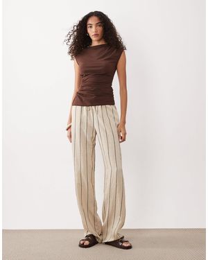 JDY Tall Wide Leg Trouser - Natural