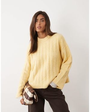 ASOS – kastiger pullover - Natur
