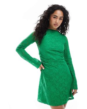 JJXX Lace Mini Dress - Green