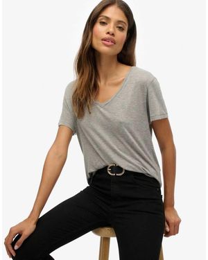 Superdry Studios Slub Embroidered T-Shirt - Black