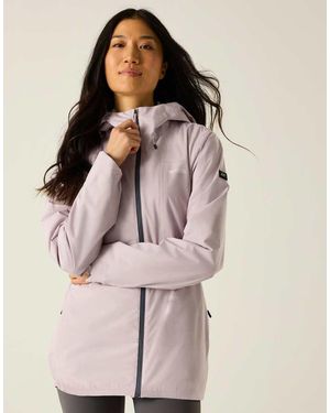 Regatta Chaqueta Lila Empolvado Impermeable Para Mujer De Softshell Radler De -Morado - Neutro