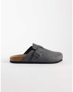 ASOS Mule Sandals With Cork Sole - Brown