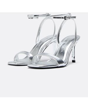 Stradivarius High-heeled Sandals - Grey