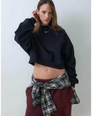 Nike Sudadera Oversize De Grosor Medio Studio Fleece En - Azul