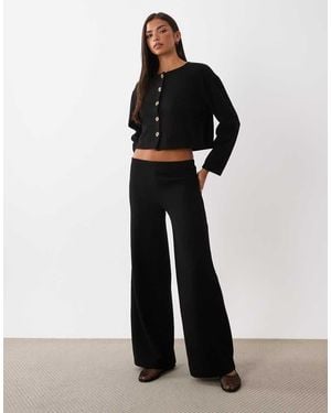 Miss Selfridge Super Soft Trousers - White
