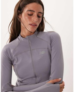 New Balance Harmonie Fitted Jack Met Rits Rondom - Paars