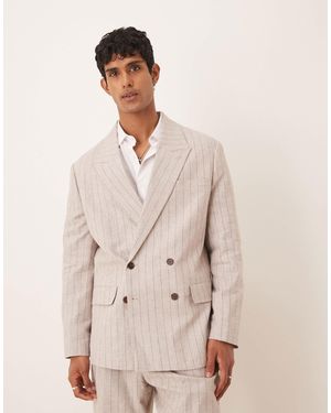 SELECTED – malik – relaxed-fit-blazer - Natur