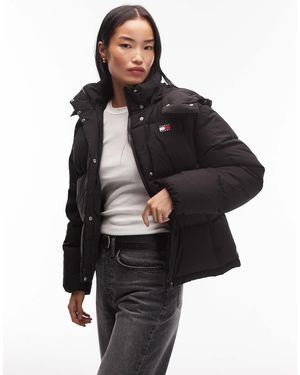 Tommy Hilfiger Alaska Grid Puffer Jacket - Black