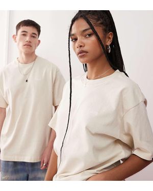 Vans Left Chest Logo Oversized T-shirt - Natural