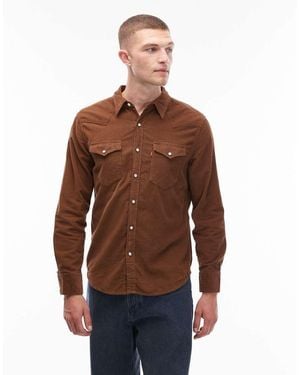 Levi's Barstow Western Standard Cord Shirt - Brown