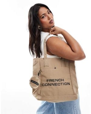 French Connection Slouchy Shopper Bag - Brown
