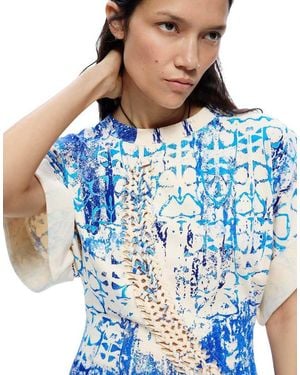 Desigual Knit Dress M. C. Lacroix - Blue