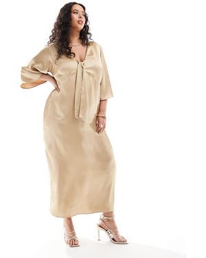 Pretty Lavish Curve Pretty lavish – midaxi-kleid - Natur