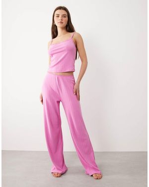Abercrombie & Fitch Pijama De Punto Pointelle De - Rosa