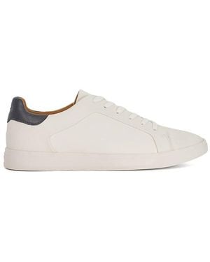 Dune Wide Fit Traces Trainers - White