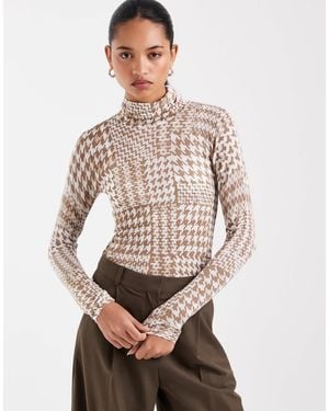 ASOS Second-skin-feinstrick-rollkragen - Natur