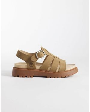 Timberland – clairemont way – sandalen aus nubukleder - Mehrfarbig