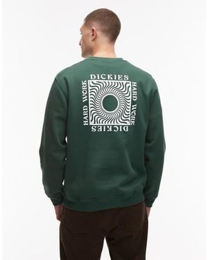 Dickies Oatfield Graphic Backprint Sweatshirt - Green