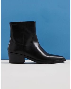 Vagabond Shoemakers Shoemakers Kelsey Leather Western Ankle Boots - Blue