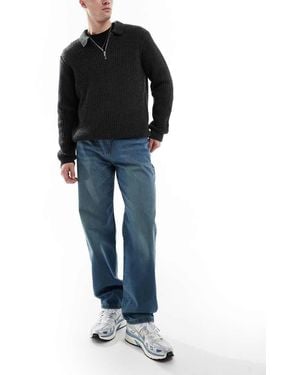 Don't Think Twice Dtt Rigid baggy Fit Jeans - Black