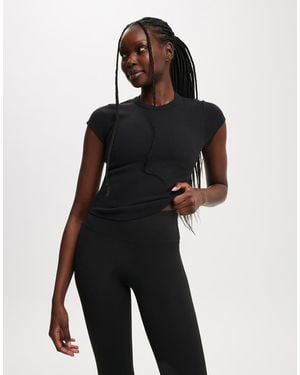 Cotton On Cotton On Active Curved Hem Baby Tee - Black